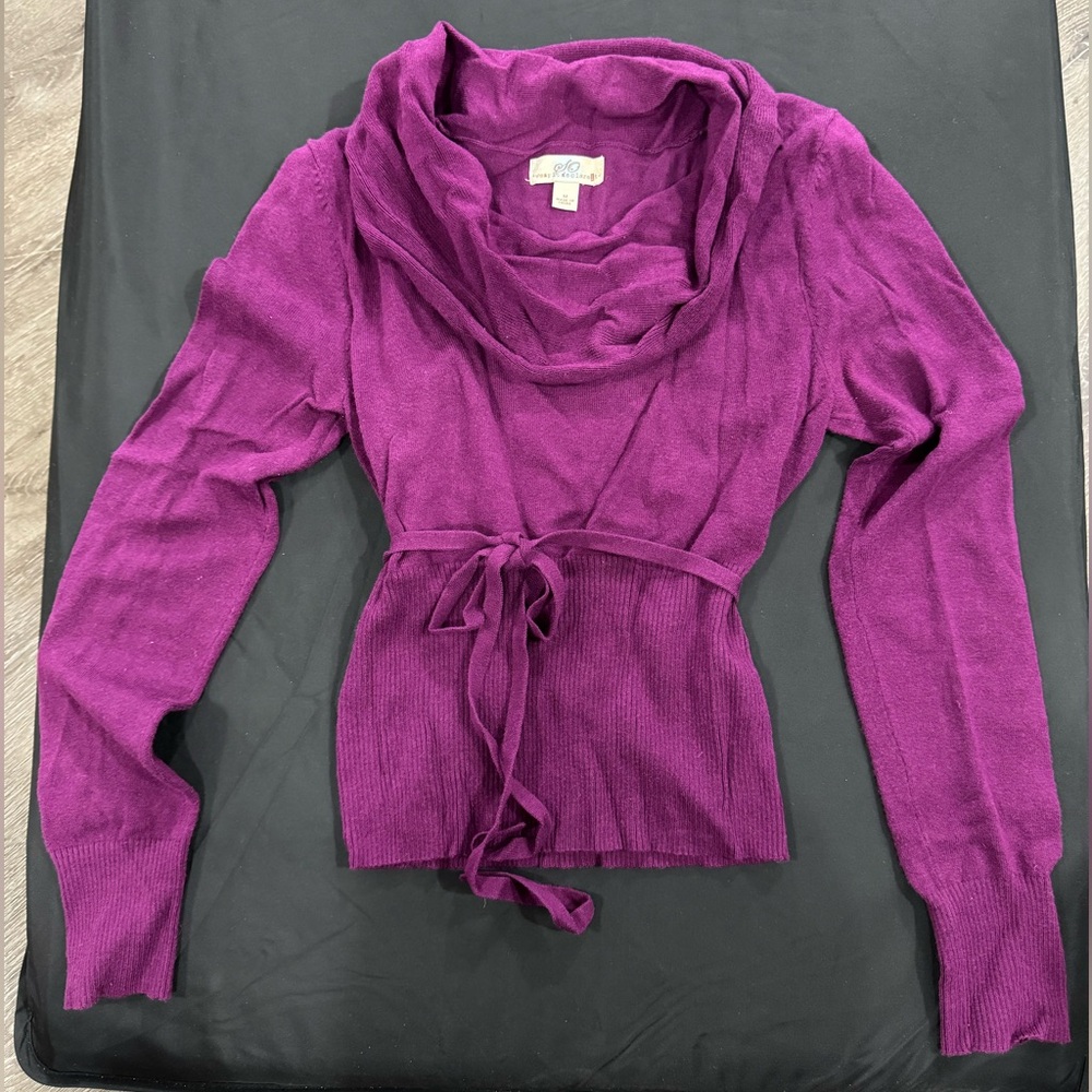 SO dressy purple sweater Medium